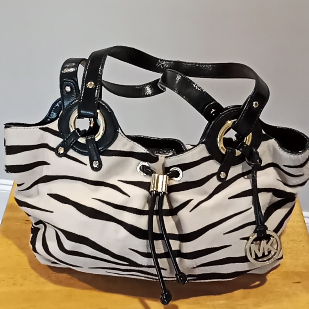 Zebra Print Michael Kors Handbag